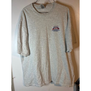 Men's Fruit of the Loom T-shirt XL Gray Graphic Tee